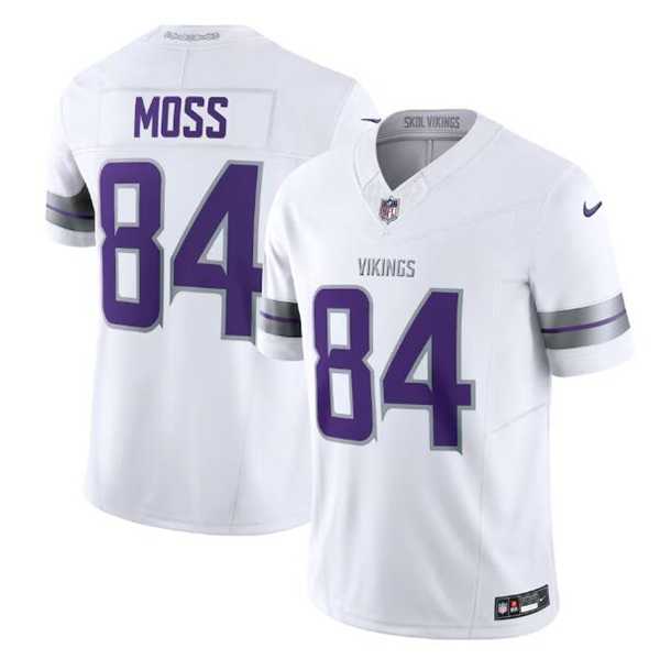 Men & Women & Youth Minnesota Vikings #84 Randy Moss White 2024 F.U.S.E. Winter Warrior Limited Stitched Jersey